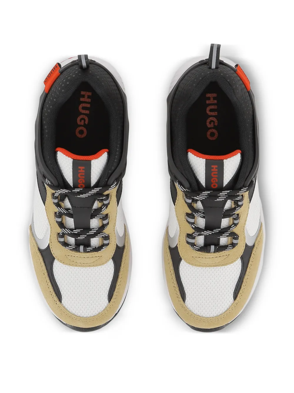 Кроссовки со вставками HUGO KIDS, белый — фото 3