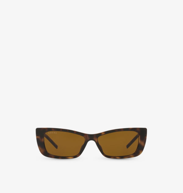 

Солнцезащитные очки в форме кошки Gg1681S из ацетата Gucci, коричневый