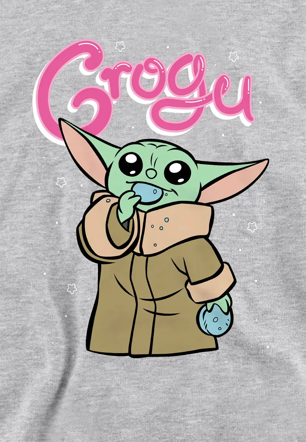 Детская худи Star Wars Grogu Athletic Heather Disney, серый — фото 2
