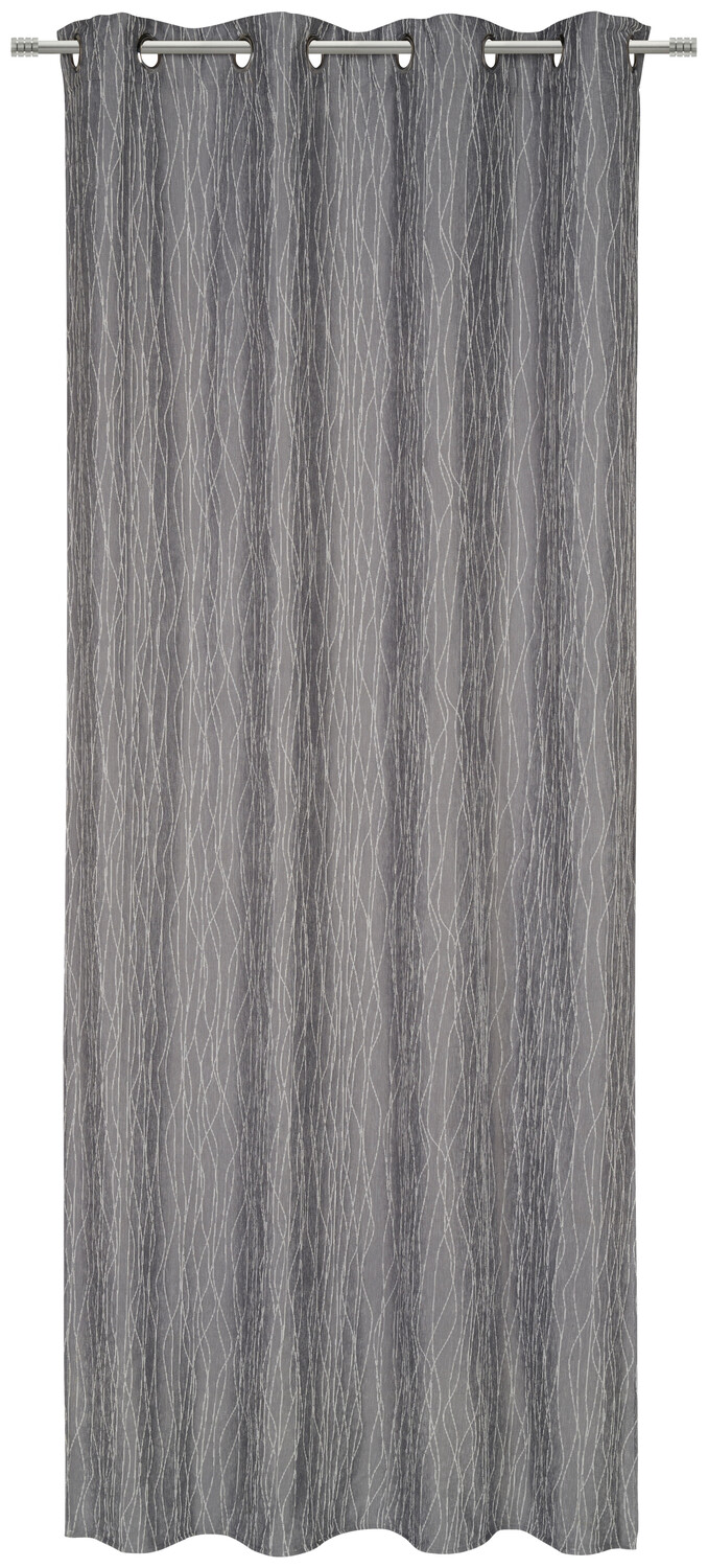 

Штора Novel, 140x245 см, серый