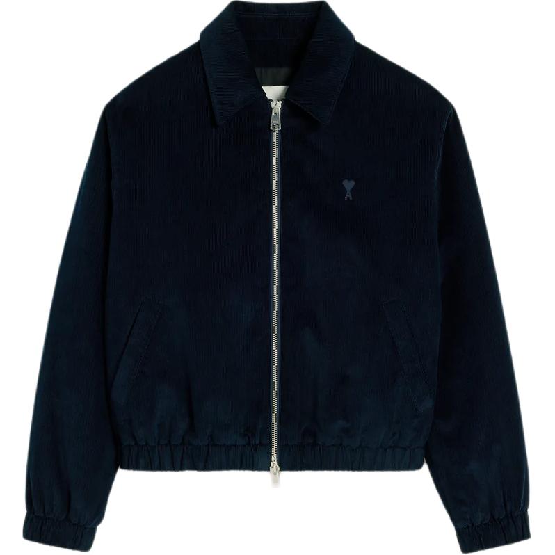 

AMIPARIS Куртка-рубашка из вельвета на молнии, Marine Blue