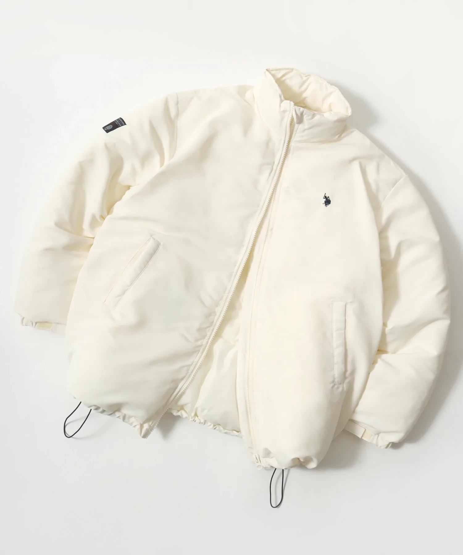 Утепленная куртка US POLO ASSN. 7-го уровня, свободного кроя, с наполнителем из пуха, для мужчин и женщин U.S. Polo Assn., цвет Ivory — фото 4
