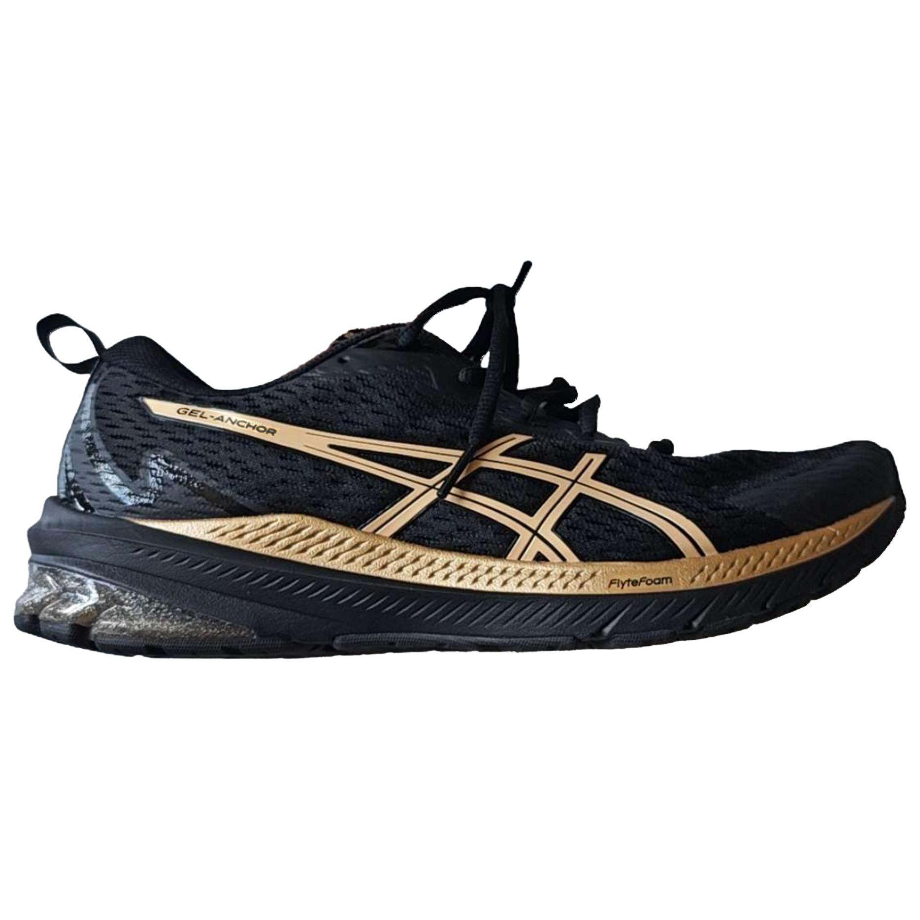 ASICS Кроссовки для бега GT 2000 12 Abrasion Resistant Low top мужские, черные, gold — фото 4