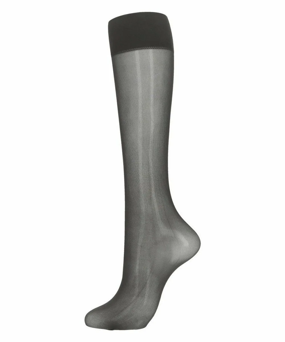 Непрозрачные высокие носки 25D Polo Ralph Lauren, 91. Charcoal Gray