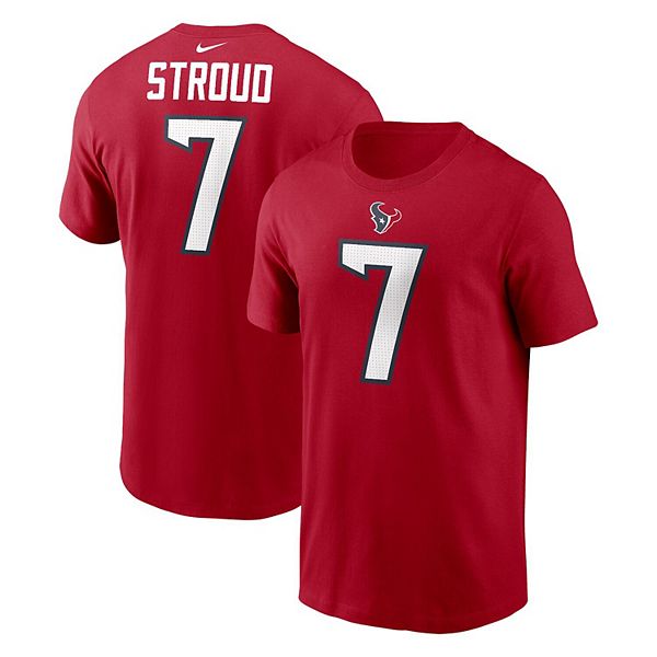 

Футболка с именем и номером игрока cj stroud houston texans Nike