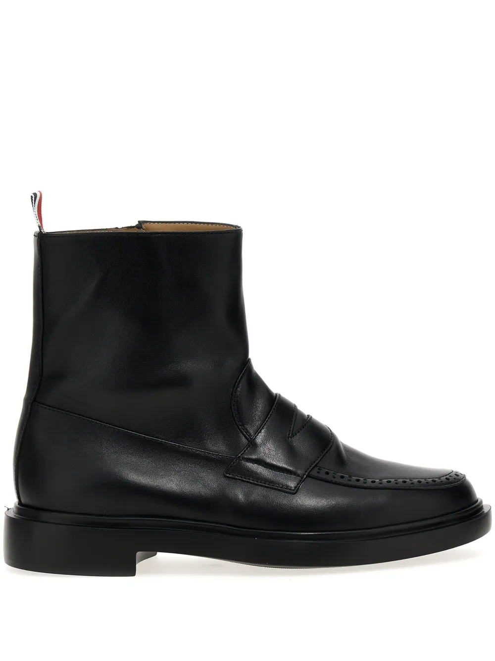 

Ботинки на молнии THOM BROWNE, черный