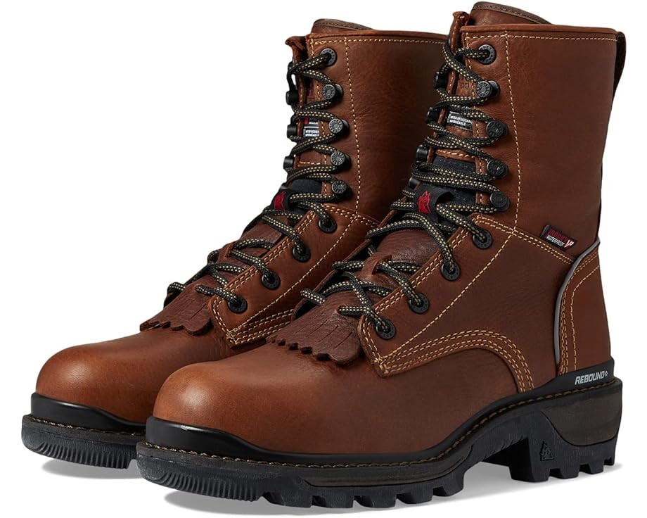 

Ботинки Rocky Rams Horn Waterproof Logger Boot, коричневый