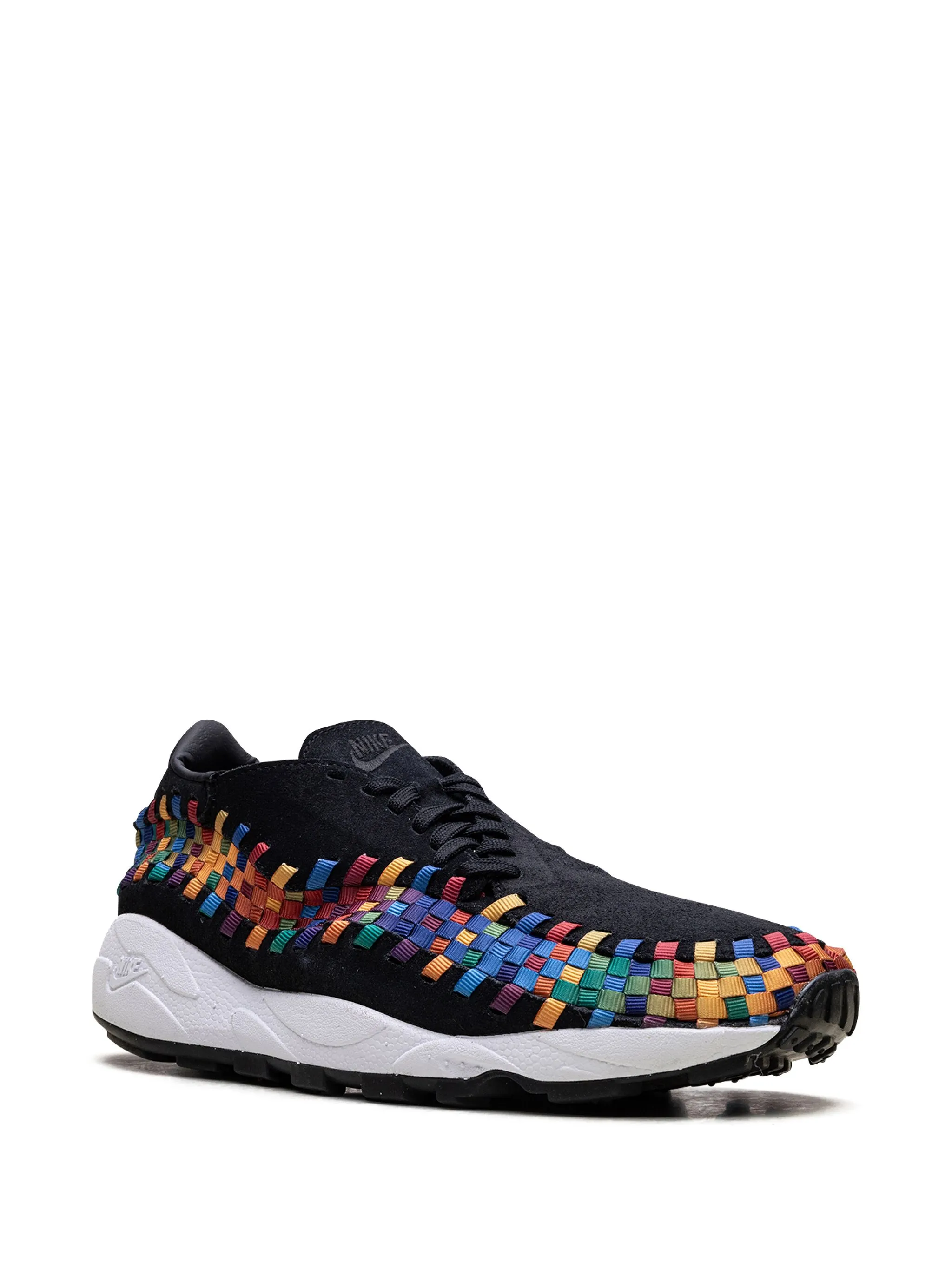 Кроссовки Air Footscape Rainbow - Black/White Nike, черный — фото 2
