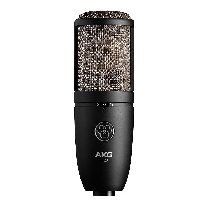 

Студийный конденсаторный микрофон AKG P420 Perception 420 Multi-Pattern Large-Diapraghm Condenser Microphone