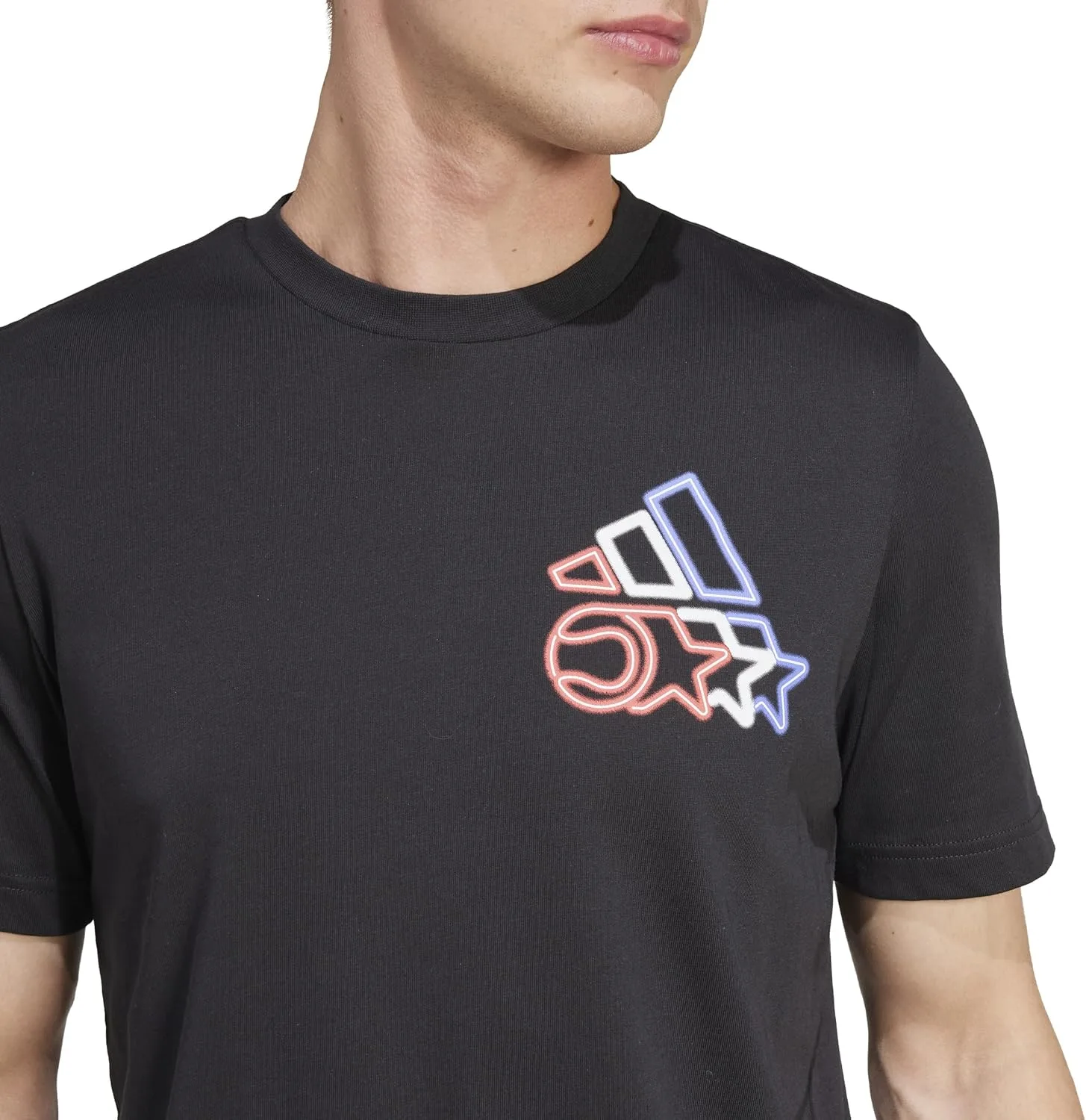 Футболка adidas Men's Tennis City Lights Graphic — фото 4