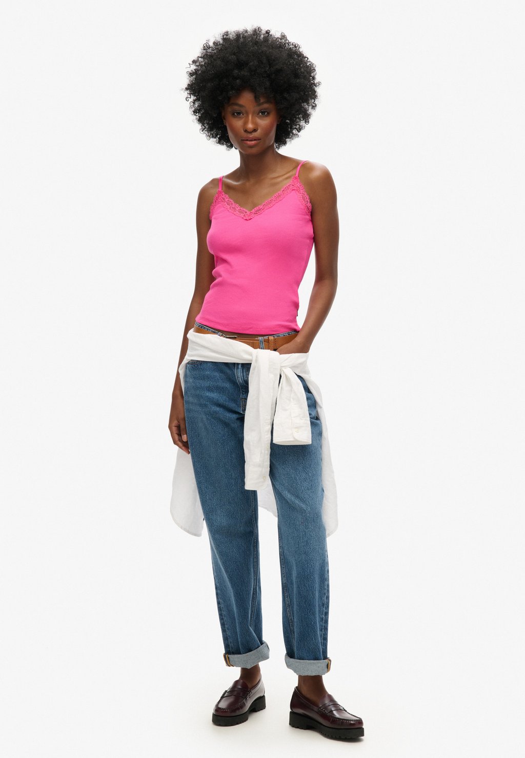 

Топ ESSENTIAL Superdry, розовый
