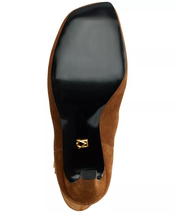 Женские сапоги Donna Slouch Donna Karan New York, коричневый/бежевый — фото 4