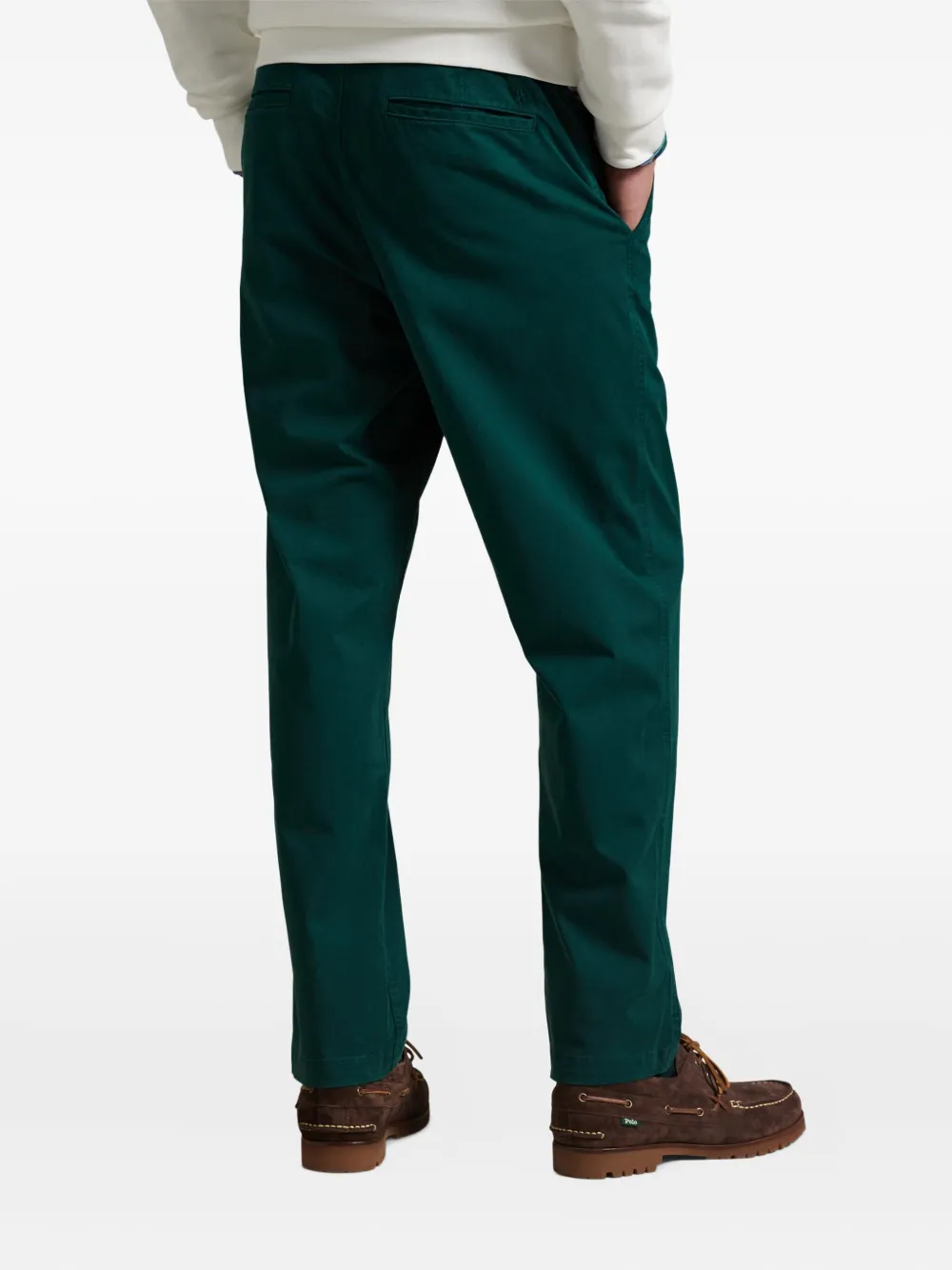 Брюки с кулиской POLO RALPH LAUREN, зеленый — фото 4