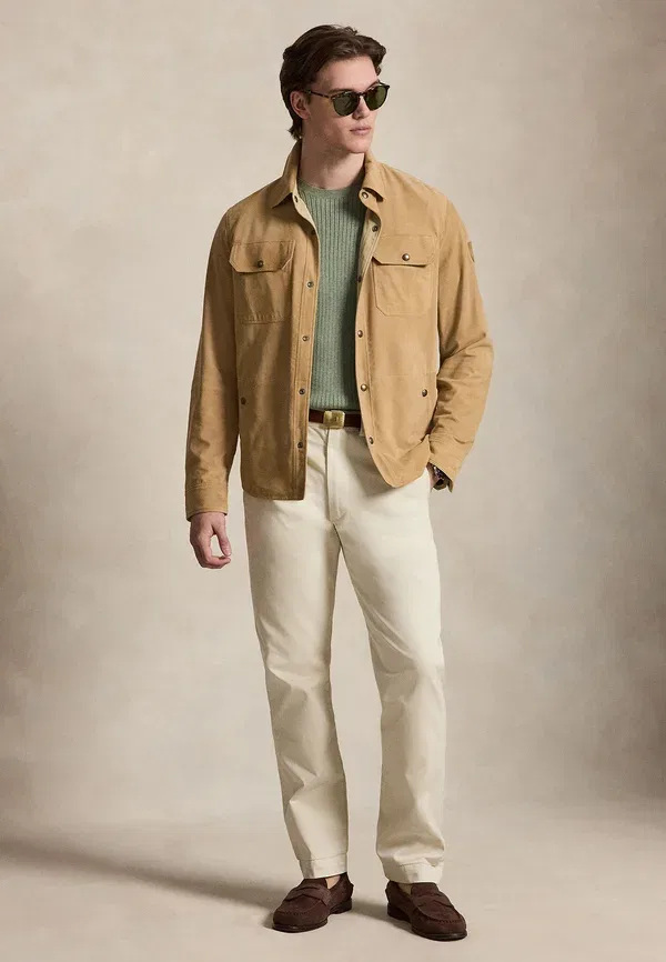 Джемпер из рибаны с коротким рукавом Polo Ralph Lauren, зелёный папоротник — фото 2