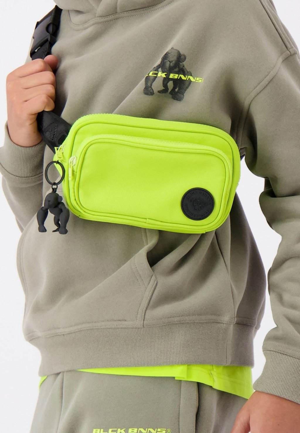 

Поясная сумка CONVOY FANNYPACK Black Bananas, неоново-желтый