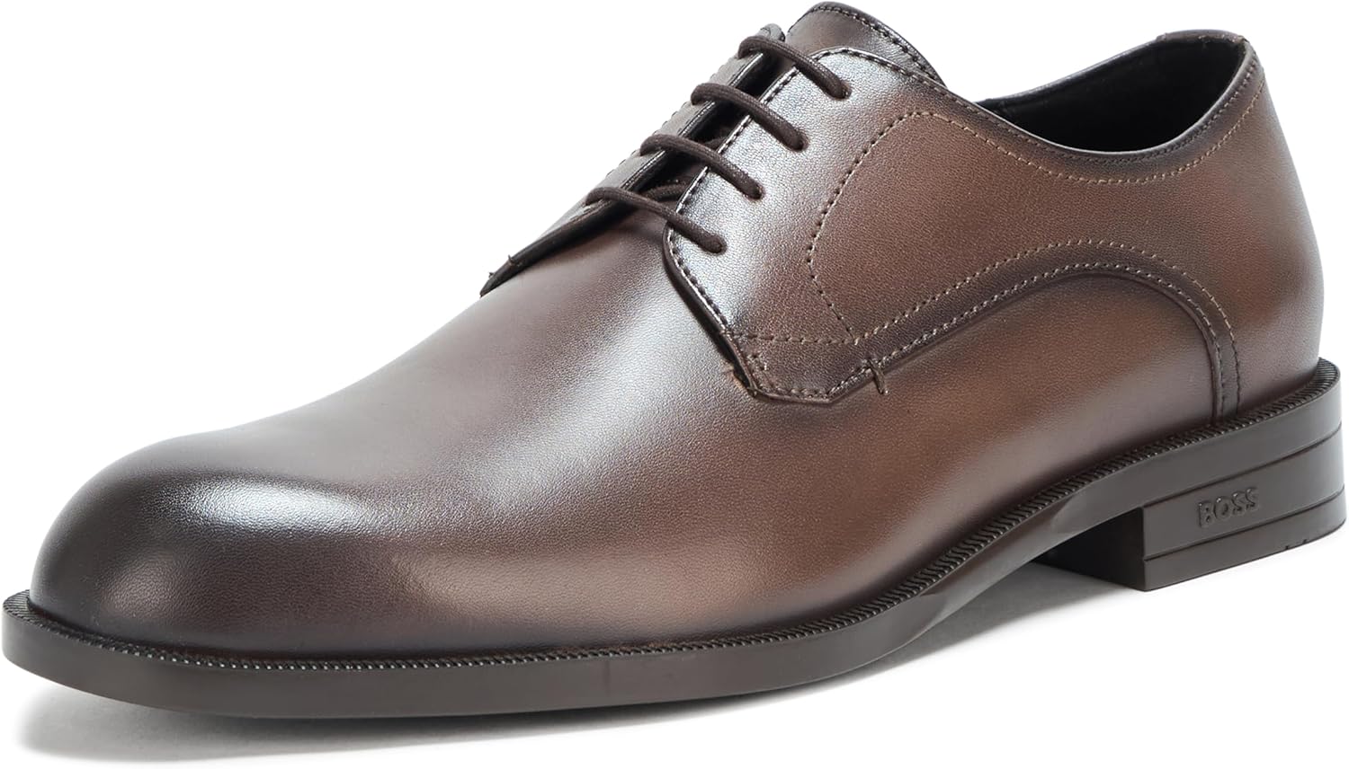 

BOSS Мужские кожаные дерби Tayil Smooth, Taupe Grey