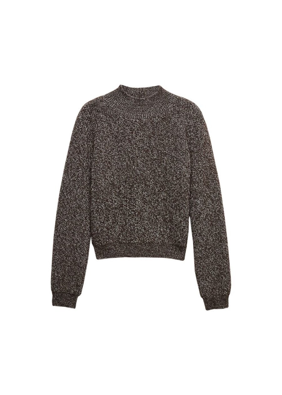 

Свитер MANGO Sweater Jackson, коричневый