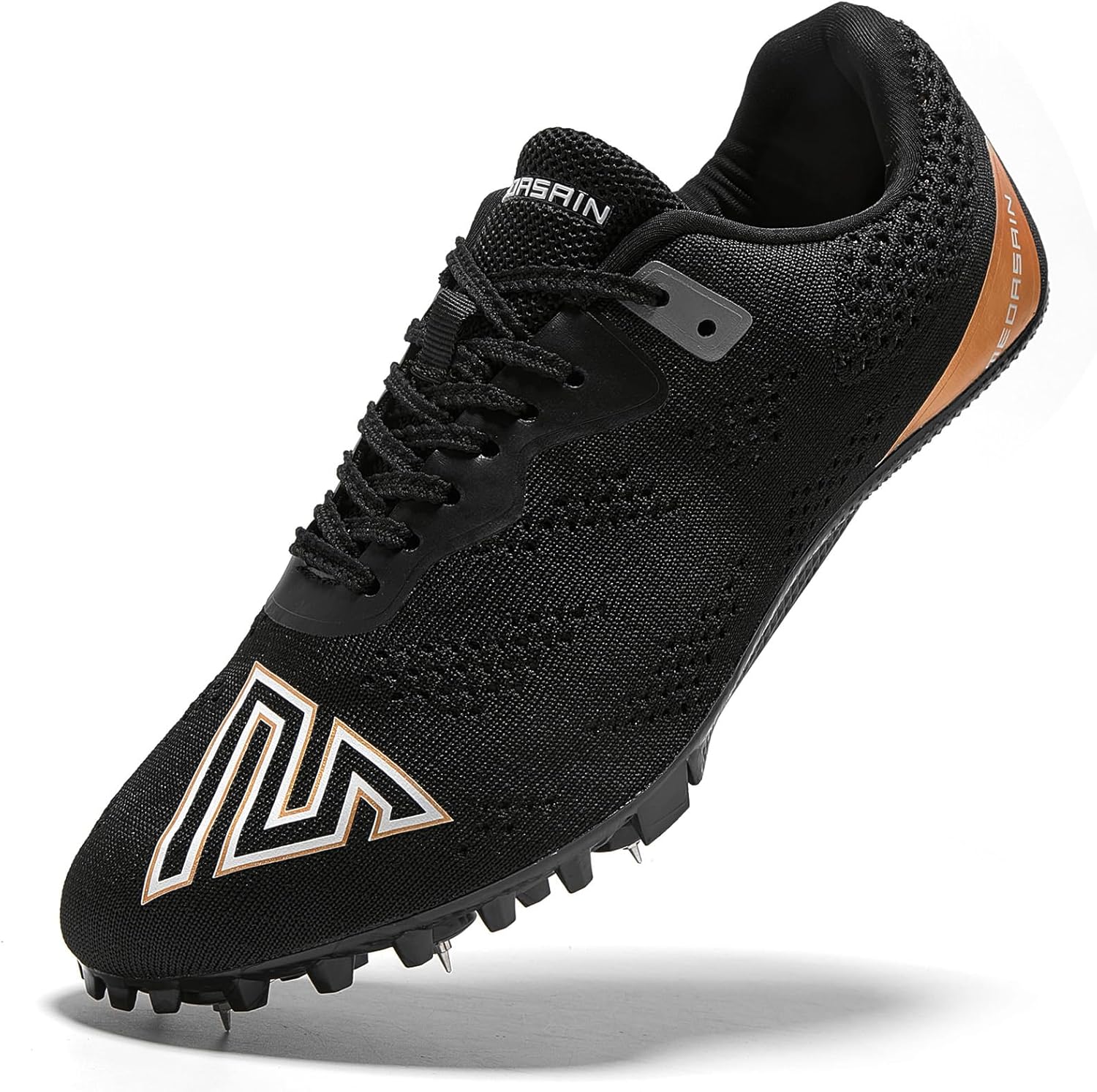 

Кроссовки для легкой атлетики для мужчин, женщин, детей, мальчиков, девочек, молодежи, профессиональные шиповки для спринта и бега Medasain, черный