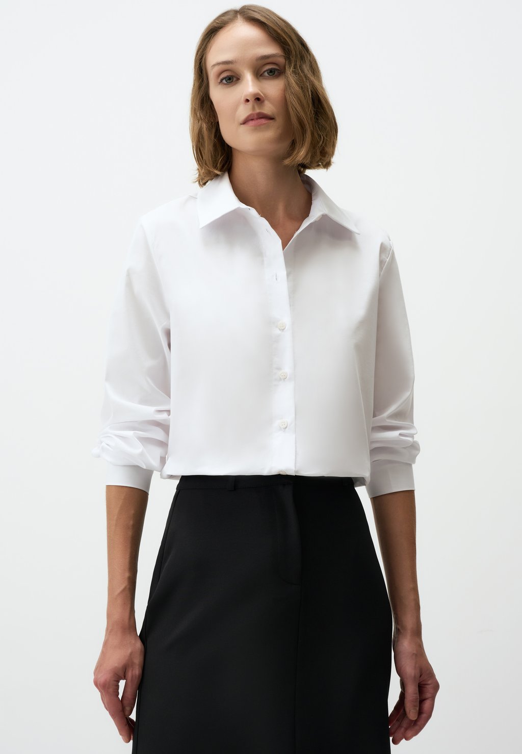 

Блузка на пуговицах CLASSIC BUTTON-UP Jimmy Key, белый