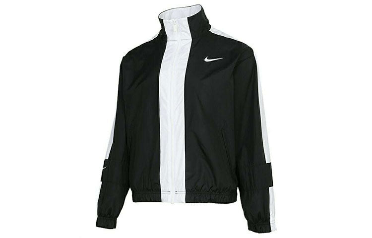 Куртка (WMNS) Nike Sportswear Repel Contrasting Colors Loose Woven Jacket Autumn Black CZ8801-010 — фото 3