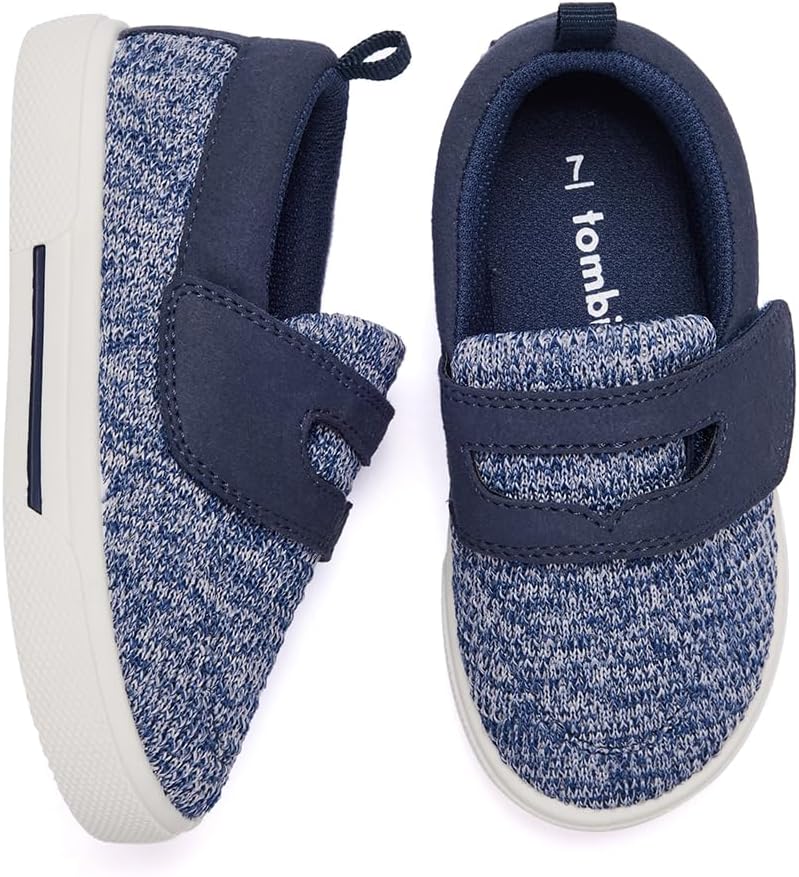 

Детские парусиновые кроссовки Tombik для мальчиков и девочек, белый/синий/темно-синий