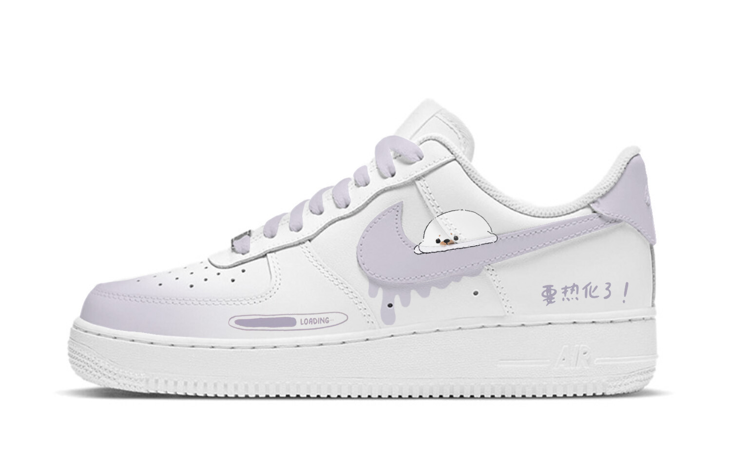 

Кроссовки Nike Air Force 1 Kids' Skateboarding Shoes Grade School, белый