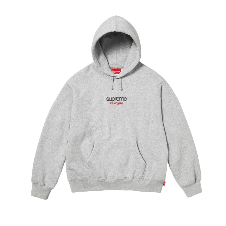 

Унисекс худи с капюшоном Classic Logo Shop Supreme, серый