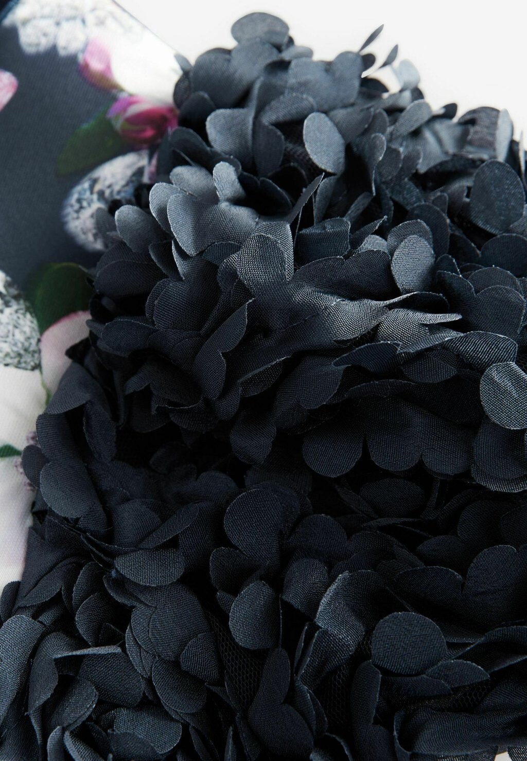 

Повседневное платье FLORAL RUFFLE SLEEVE, REGULAR FIT Baker by Ted Baker, синий