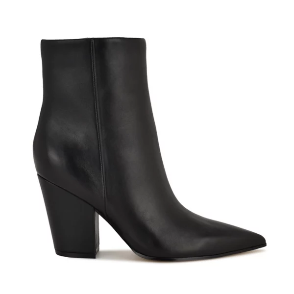 Женские ботильоны Ariza на устойчивом каблуке Nine West, цвет black leather — фото 2