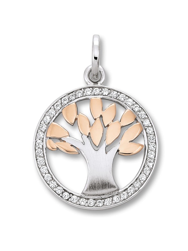 

ONE ELEMENT Кулон «Древо жизни» из циркония в серебре 925 пробы