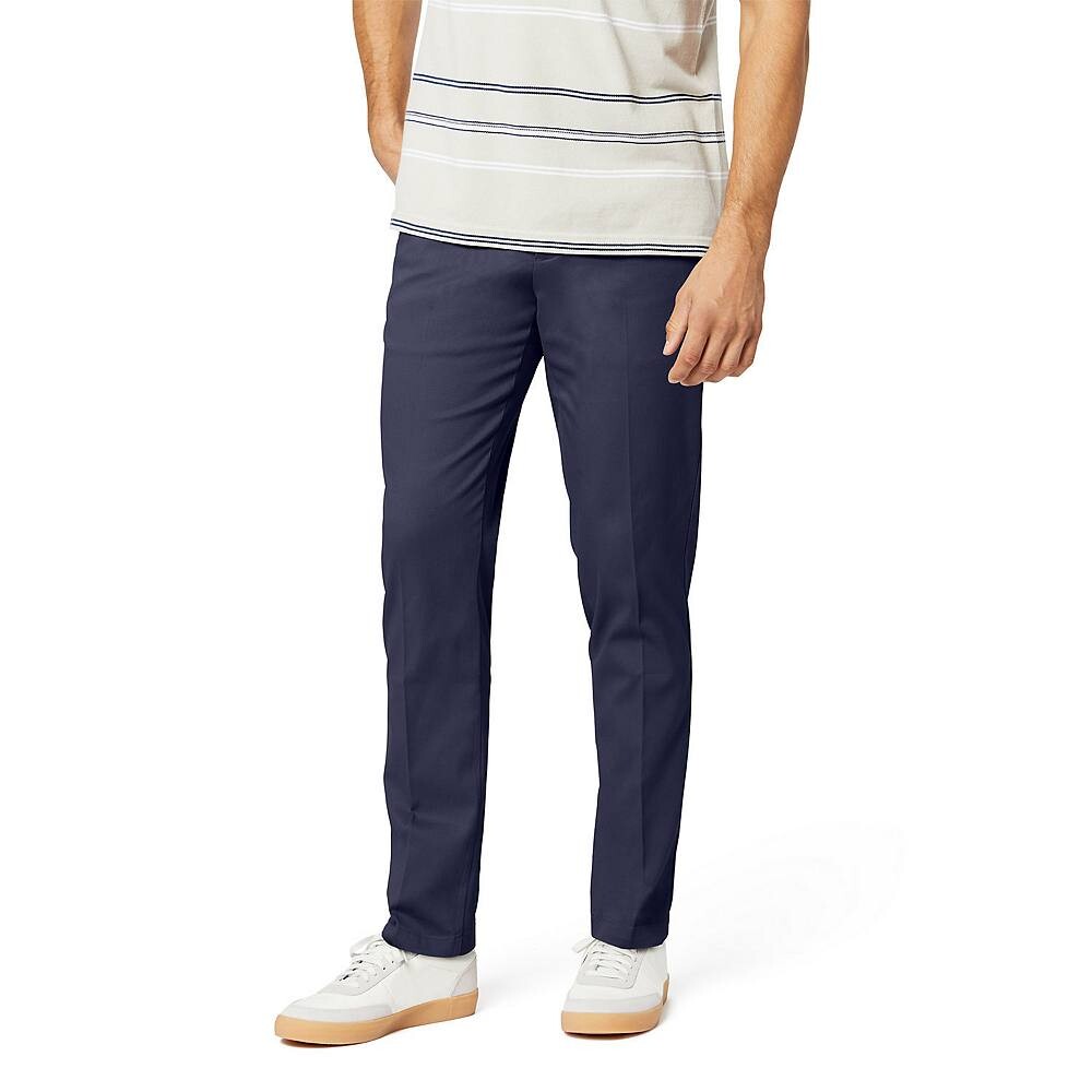 

Мужские эластичные брюки Dockers Easy Khaki с плоской передней частью, цвет Dockers Navy