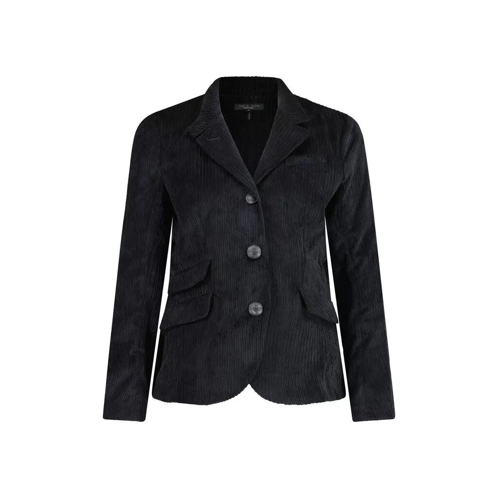 

Вельветовый пиджак Rag & Bone, черный