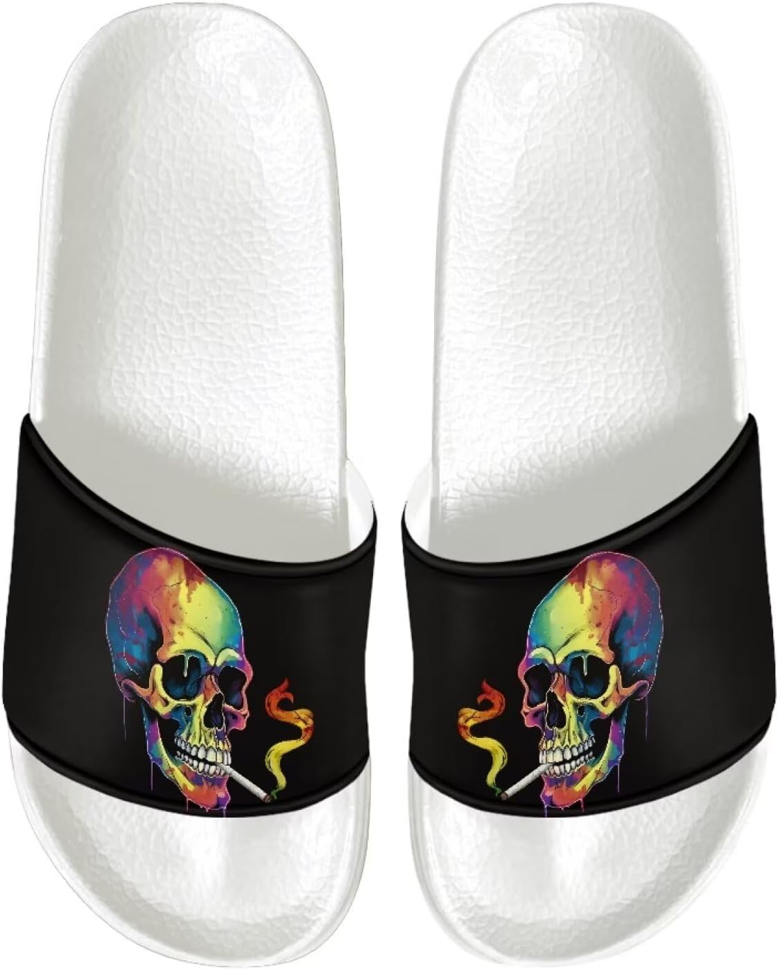 

Мужские повседневные сандалии-тапочки Jrysaedy для улицы и дома, белая подошва, для пляжа, бассейна и душа