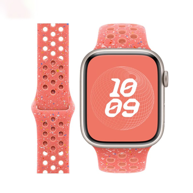 

Ремешок Iboann для Apple Watch Nike, оранжево-розовый, Оранжевый, Ремешок Iboann для Apple Watch Nike, оранжево-розовый