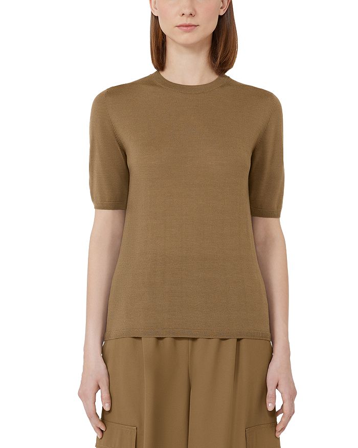 

Джемпер из шерсти Gerico Max Mara, коричневый