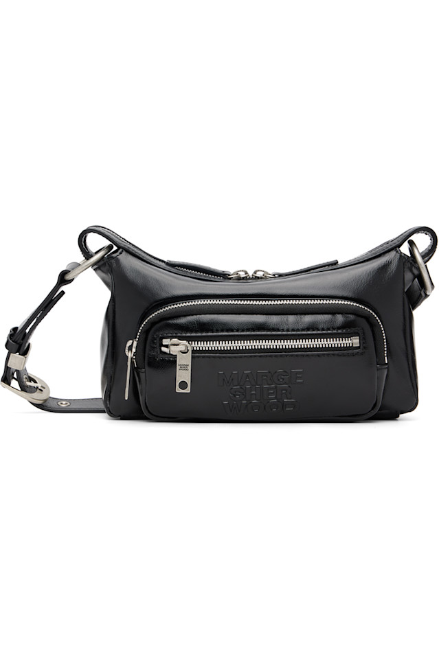 

Margesherwood Черная мини-сумка с внешним карманом