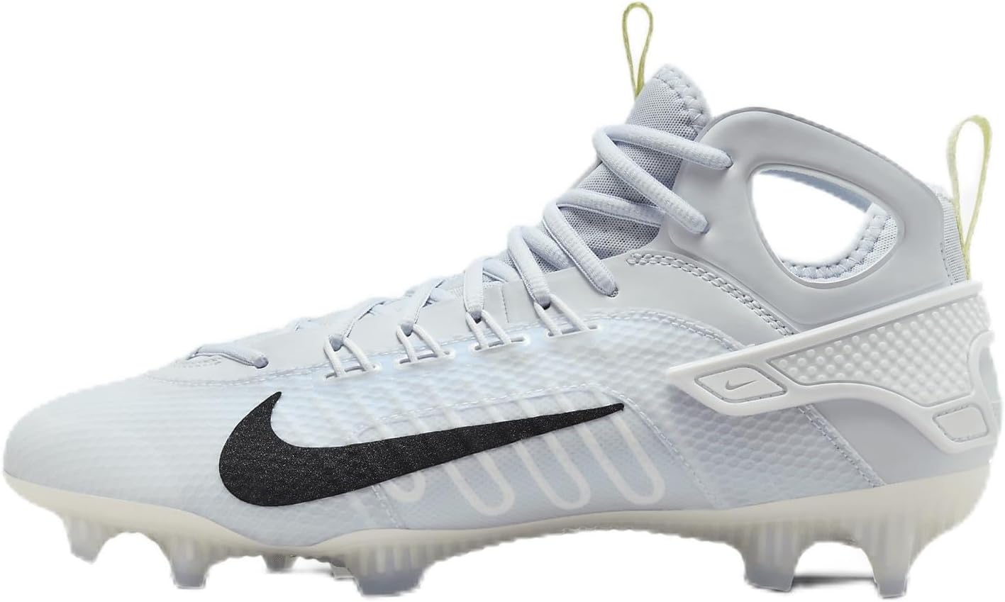 

Бутсы для лакросса Nike Huarache 9 Elite Mid, Football Grey/White/Luminous Green/Black