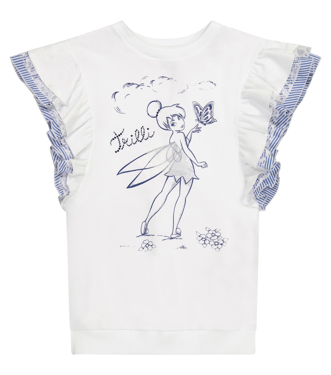 

Платье-свитшот x Disney Monnalisa, Bianco + Blu