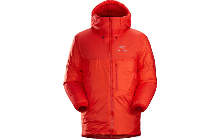 Arcteryx Альфа пуховик зимний мужской, Dynasty Red/Dynasty — фото 4