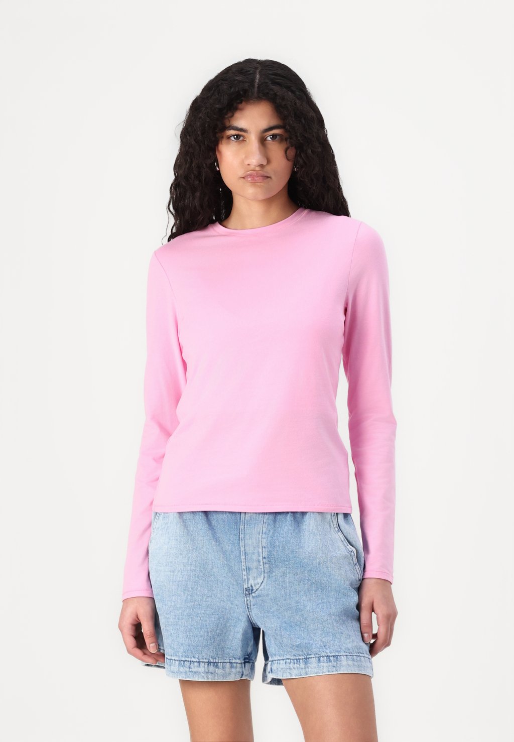 

Футболка с длинным рукавом GAP, фуксия