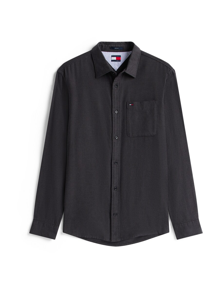 

Рубашка на пуговицах классического кроя Tommy Jeans, черный