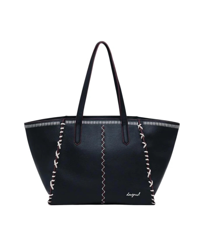 

Стильная черная сумочка с внутренним карманом Desigual, черный