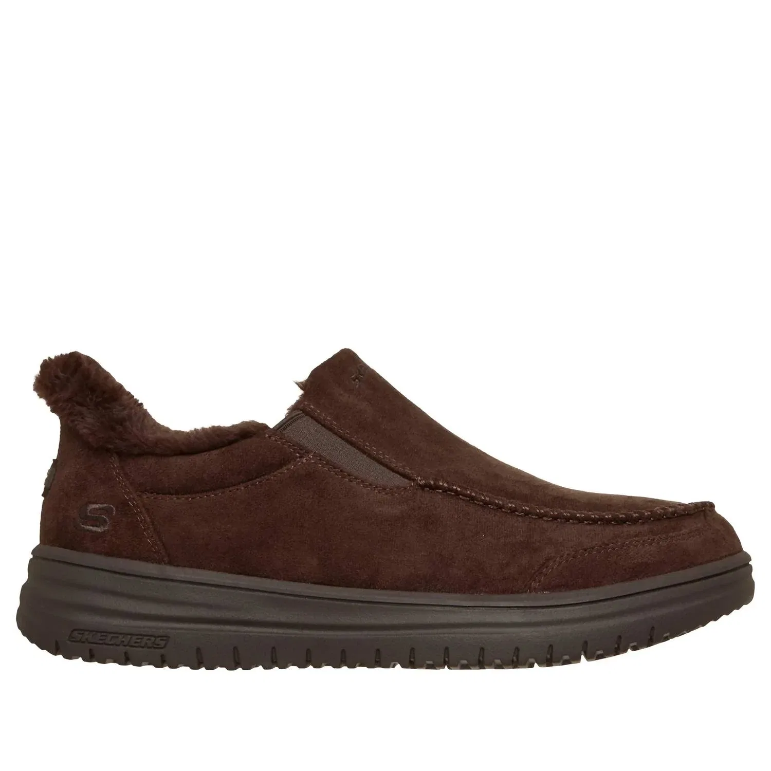 Skechers Мужские слипоны Murette Scofield коричневого цвета — фото 2