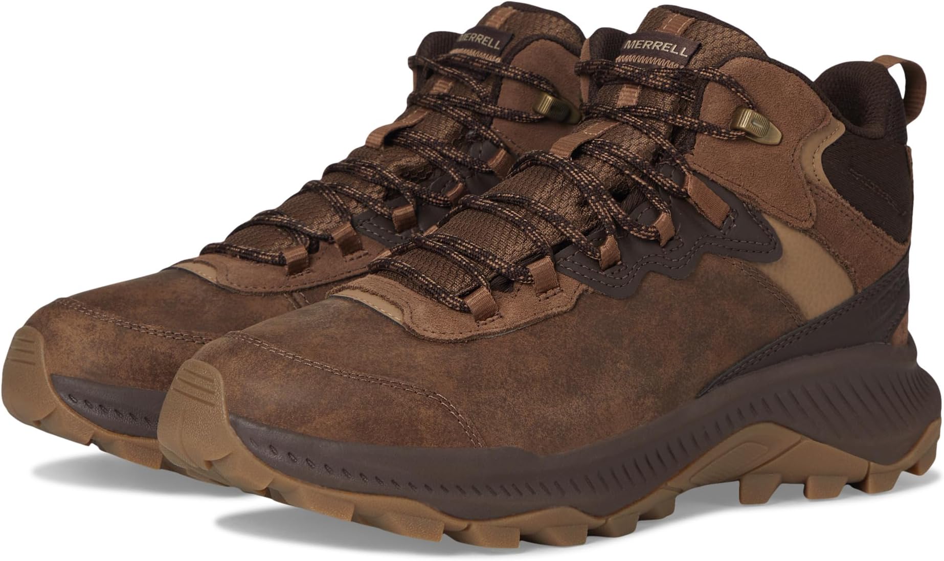 

Походные ботинки Merrell Speed Strike 2 Mid LTR Waterproof, цвет Mole