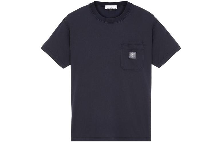 

Футболка мужская темно-синяя Stone Island, темно-синий