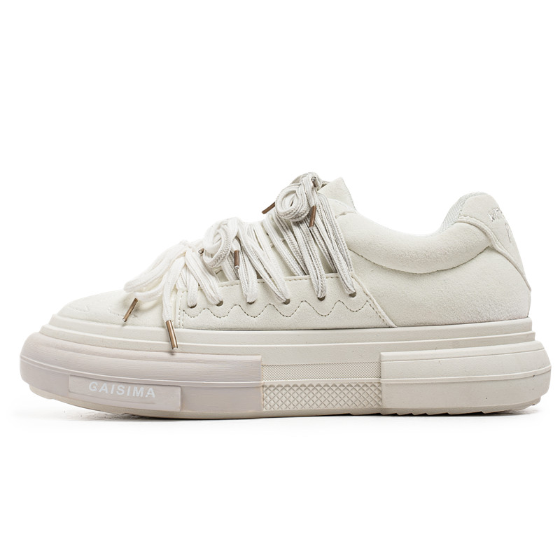 

GAISIMA Мужские скейтерские кеды низкие белые, цвет White