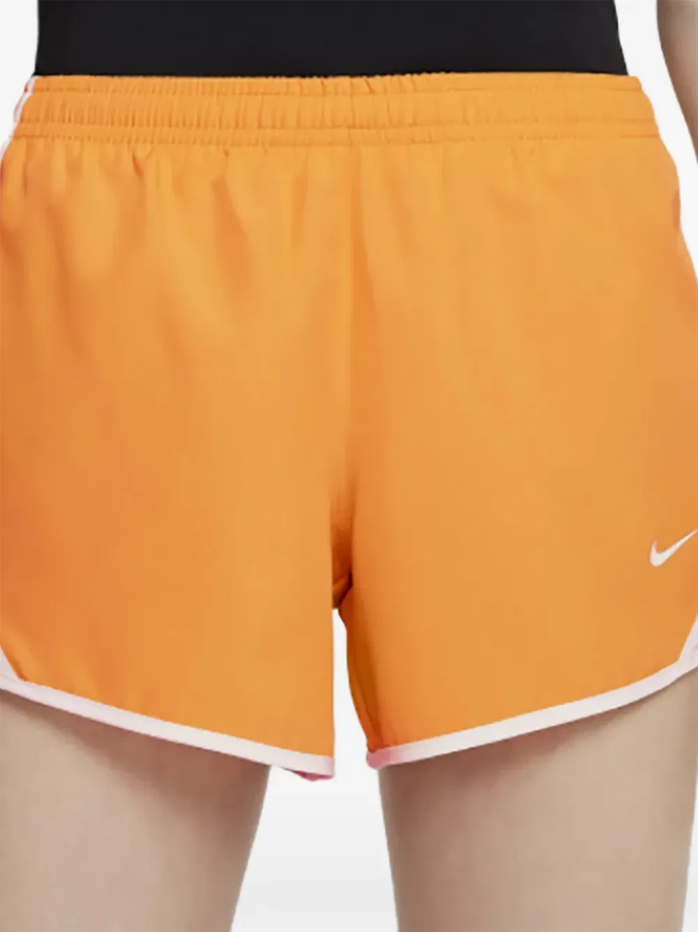 Беговые шорты с логотипом Nike Kids, оранжевый