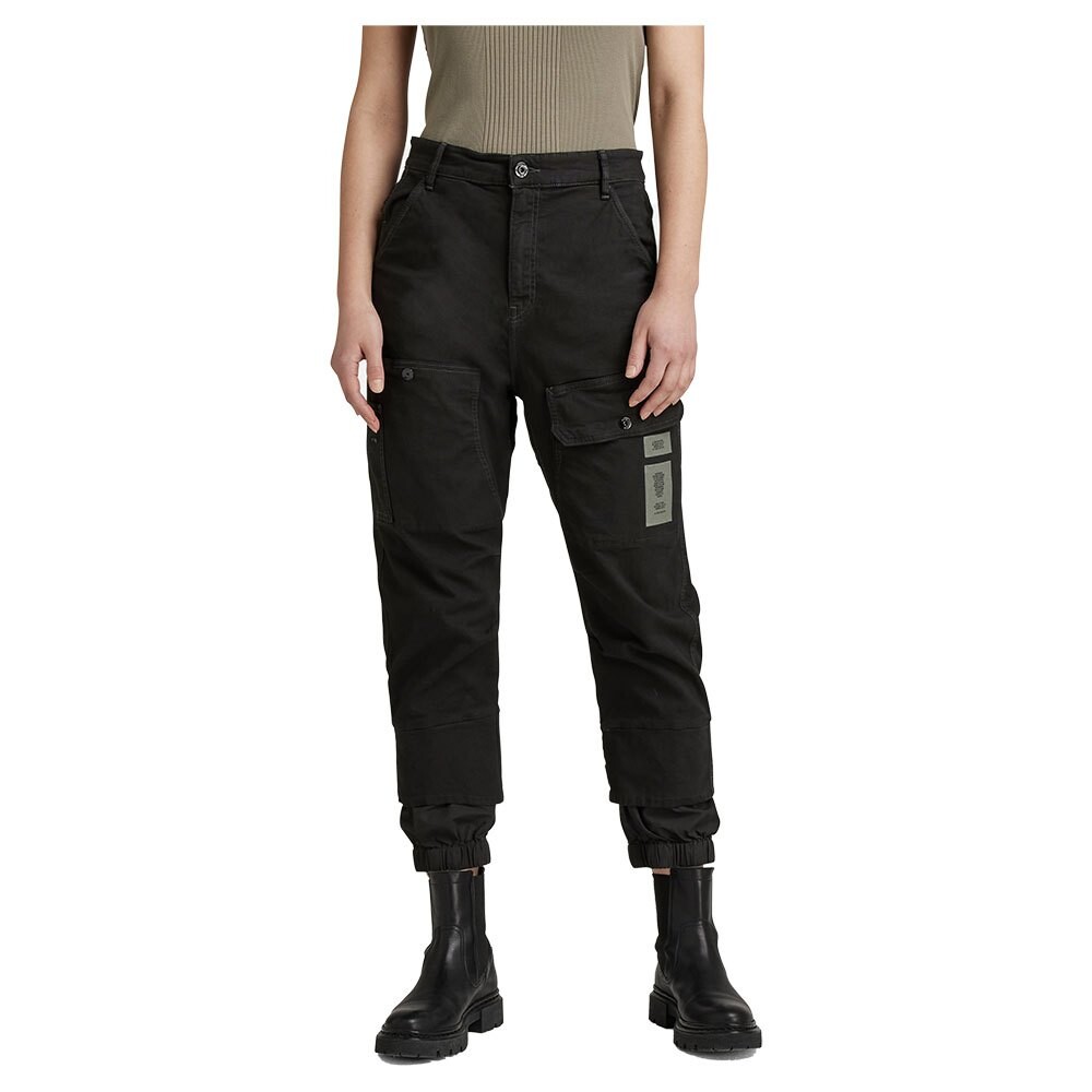 

Брюки G-Star Boyfriend Tapered Cargo, черный