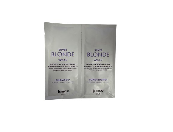 

Juuce, Bond Blonde, интенсивный тонирующий шампунь и кондиционер, 2x15 мл inna