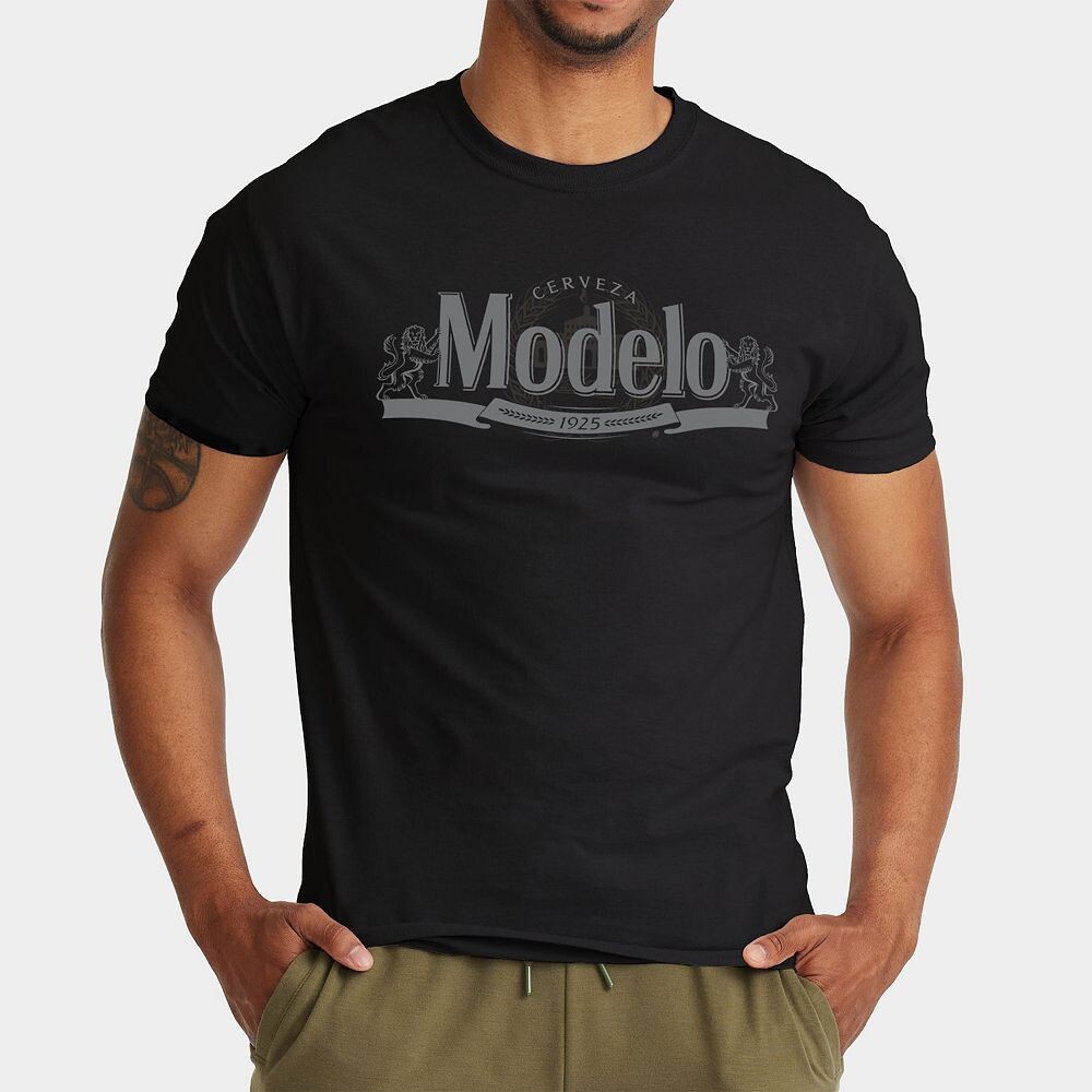 

Мужская футболка с рисунком Modelo Licensed Character, черный